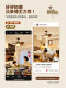 Vintage Cream-Style Ceiling Fan Light for Dining Room, Bedroom, Café, Retro Fan Light with Nanyang Banana Leaf Design, Variable Speed Fan Light