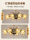 French Mid-Century Style 2025 New Living Room Chandelier, Romantic Ceramic Flower, Retro High-End Atmosphere, Dining Room and Bedroom Lamp