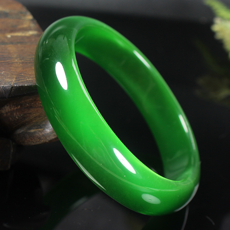 Dark Green Cat's Eye Stone Bracelet, Large and Small Bracelets for Women, Fashionable Jade Bracelet, Gift Emerald Bracelet