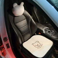 Белая летняя милая подушка, с медвежатами