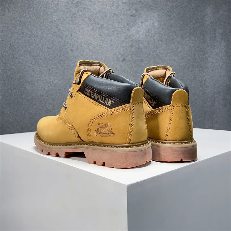 Мартенсы, демисезонные классические кожаные износостойкие low boots, середина голени