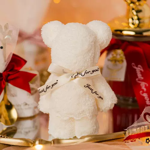 Детское креативное полотенце, с медвежатами, подарок на день рождения, делается под заказ