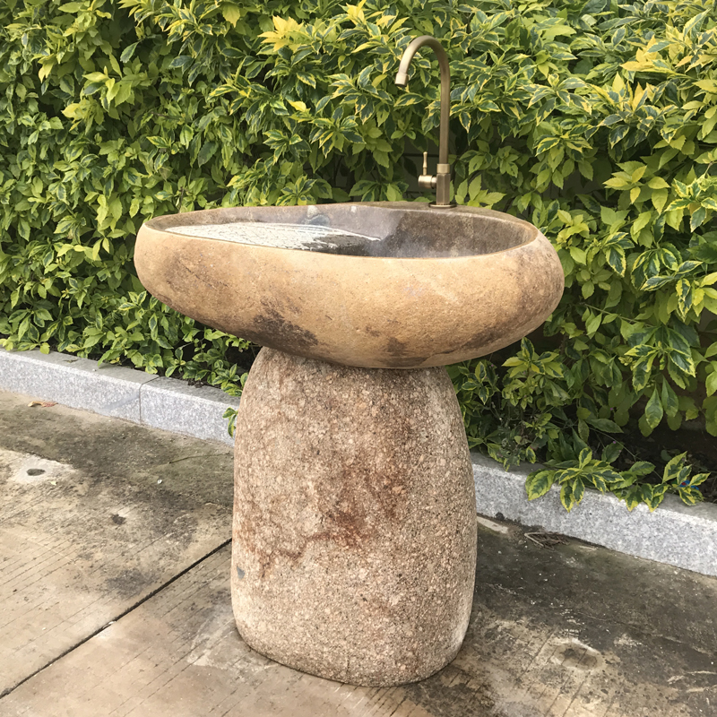 Stone laundry pool with washboard integrated outdoor pool courtyard stone laundry sink natural stone laundry table outdoor