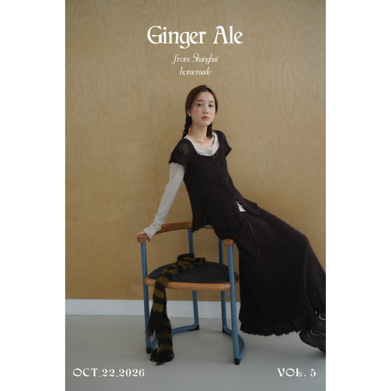 Ginger Ale 55% Raccoon Fur Hand-Crocheted Hollow-Out Cuff Ruffle Trim Three-Color Set