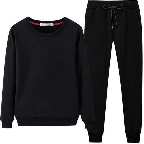 Толстовка, хлопковый тонкий лонгслив, спортивный демисезонный шлем, комплект, в корейском стиле, делается под заказ