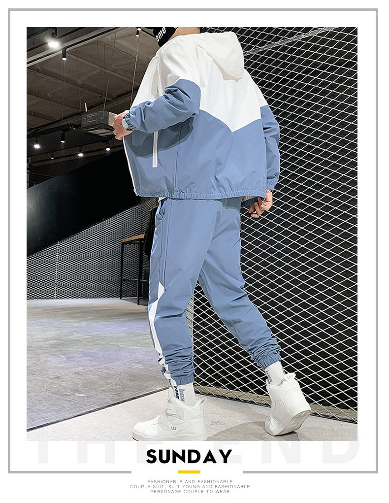 товар из китая r jackets+pants 2 piece sets hip hop running sports suit 5xl OTHER