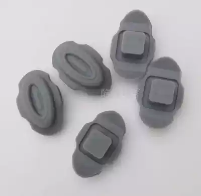 New U-666B wireless microphone Oval rubber button round switch cap silicone switch microphone button