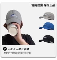 (Official website spot) we11done hat power power the same embroidery logo baseball cap welldone cap