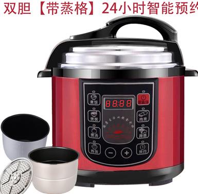 Electric pressure cooker soup stew pork ribs soup household personality high pressure porridge family restaurant exhaust valve press 6 liters