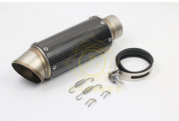Xe máy Kawasaki ZX-6 10RZ1000 Yamaha R1 6 Spring Breeze 650 sửa đổi ống xả bằng sợi carbon SC AR - Ống xả xe máy pô xe wave s 100