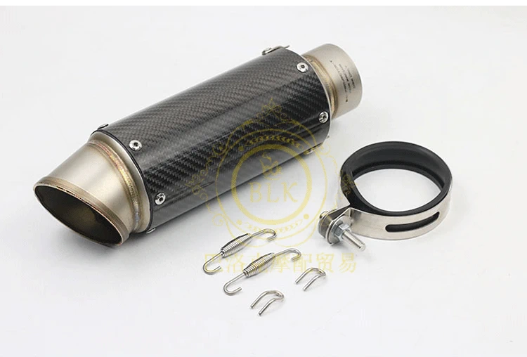 Xe máy Kawasaki ZX-6 10RZ1000 Yamaha R1 6 Spring Breeze 650 sửa đổi ống xả bằng sợi carbon SC AR - Ống xả xe máy