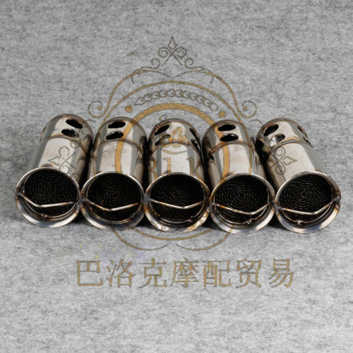 Ống xả xe máy 51 caliber muffler silencer cắm xuống cắm lại lõi câm chất xúc tác silencer cắm