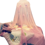 Розовая кроватка с бабочкой для принцессы, москитная сетка, детская палатка