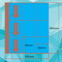 B5 size Big Nine Grid small tiger team Tianlong eight three countries collection book small raccoon Water Margin card sheet card page