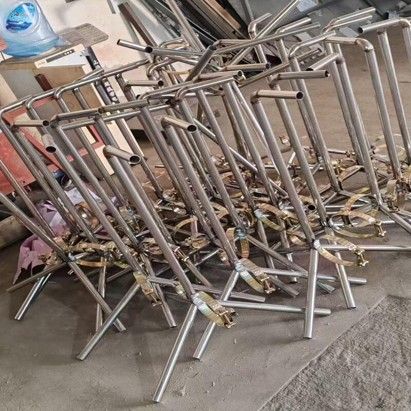 Car Exhaust Testing Flow Meter Pipe Bracket Multi-Purpose Bracket Exhaust Testing Extension Pipe Bracket Adjustable Height