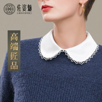 2021 New Fake Collar Children Joker Fake Collar Lace Decoration Lapel with Sweater Collar Shirt Fake Collar