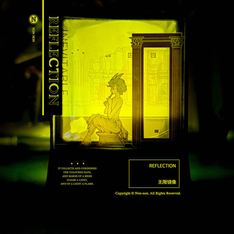 Micro-Difference Version [Tape] Infinite Mirroring |   8.5cm Wide Japanese Paper & Pet Produced by Da Nian [Discount of 12 or 17 Yuan]