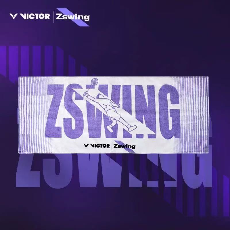 2025 New Victor Zheng Siwei Series Limited Edition Sports Towel, All-Cotton Sweat-Absorbent Tw509Zsw