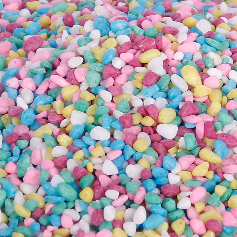 Hotel Tobacco Ash Bucket Matching Colored Stone Rice Flower Pot Colored Stone Trash Bins Quartz Sand Mi 10 kg