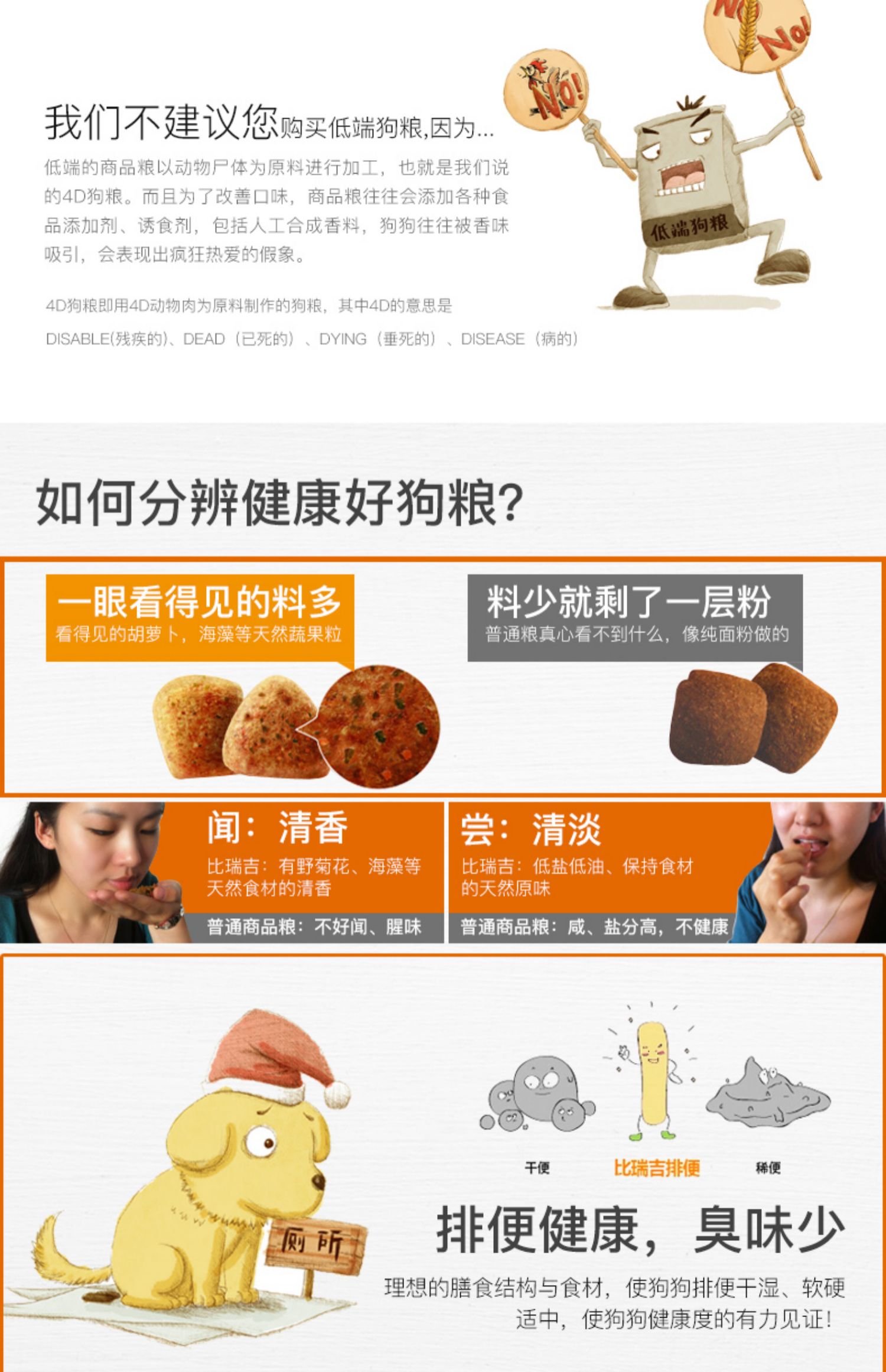 Bierji no Grain sáu loại thịt nói chung thức ăn cho chó không hạt Thức ăn cho chó sáu loại thịt tự nhiên không có hạt thức ăn cho chó 2kg - Chó Staples hạt anf
