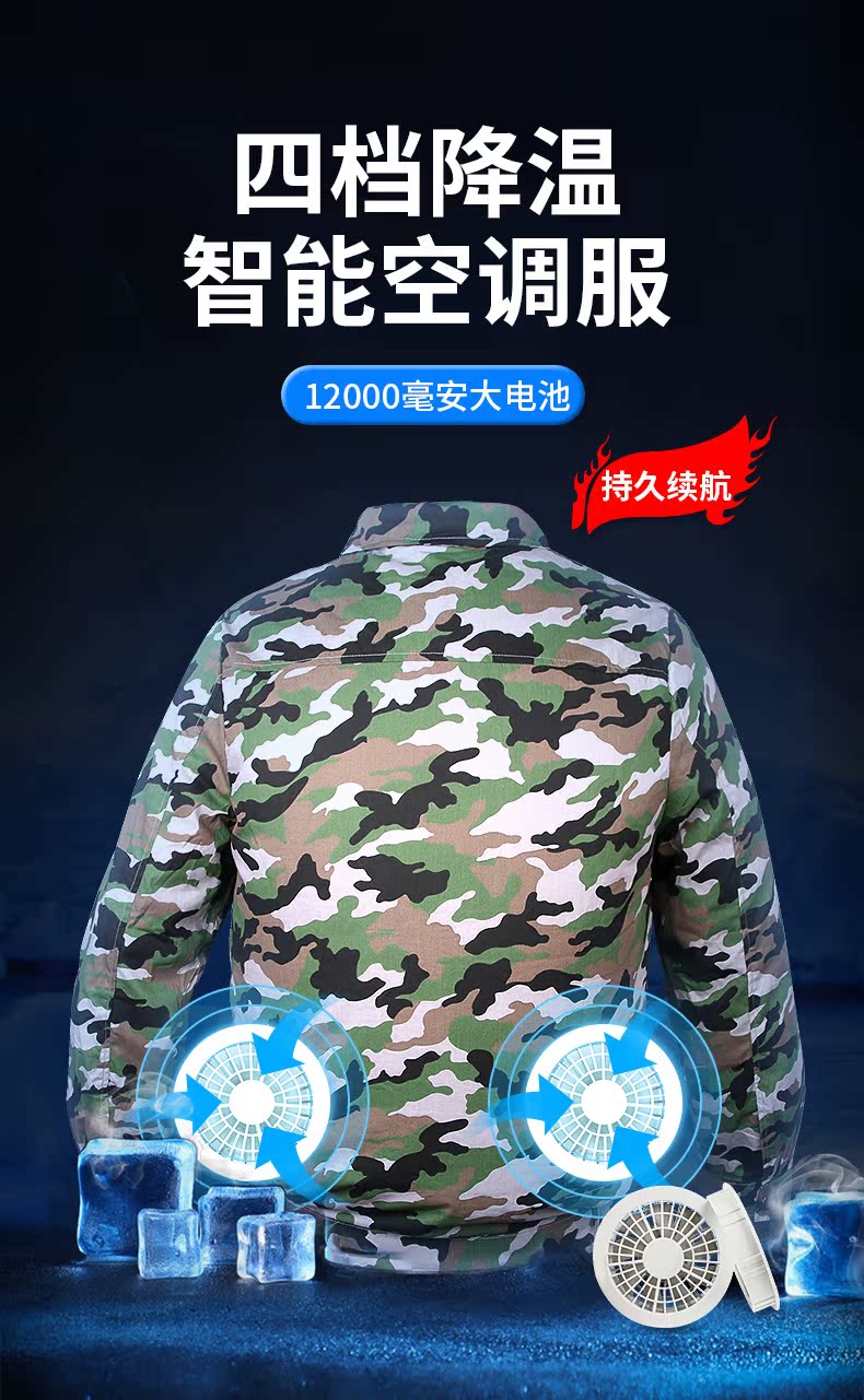 夏季户外防暑降温空调服 图1