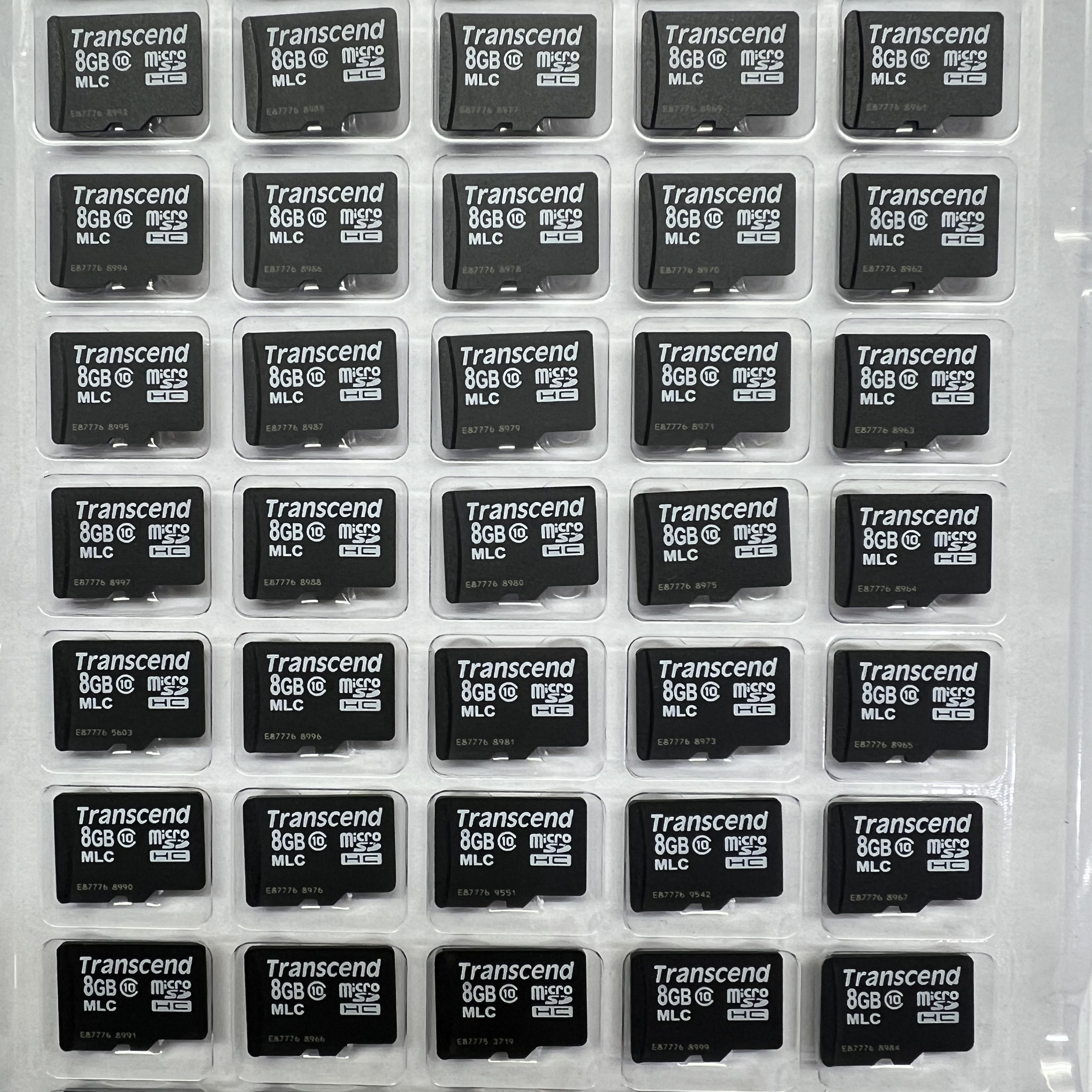 新品未使用の純正Transcend TF 8G産業用グレード広温度対応MLCダッシュカムカメラ用MicroSDフラッシュメモリーカード