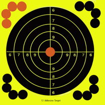 12-inch 30 5 cm splash training target paper fluorescent (non-luminous) adhesive shooting gun target paper 10 sheets