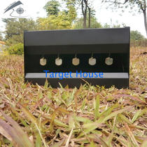 (Target House)33X15X18 cm shooting practice steel medium target Box Automatic reset target Box