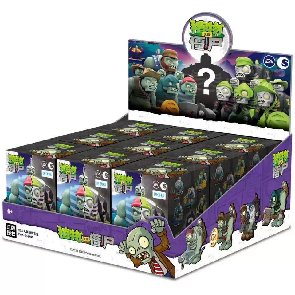 Игрушка Plants vs. Zombies, конструктор, новая коллекция, полный комплект