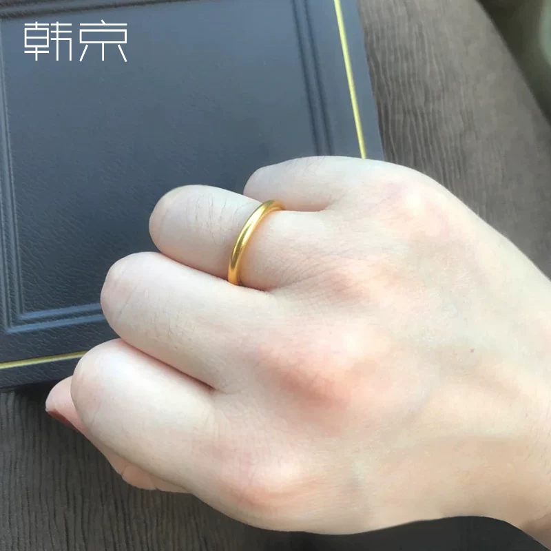 Каблучное кольцо из нержавеющей стали 18K глянец для мужчин и женщин, любимому, не тускнеет