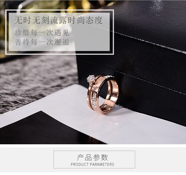 Bague Femme en Acier au titane - Ref 3089216 Image 8
