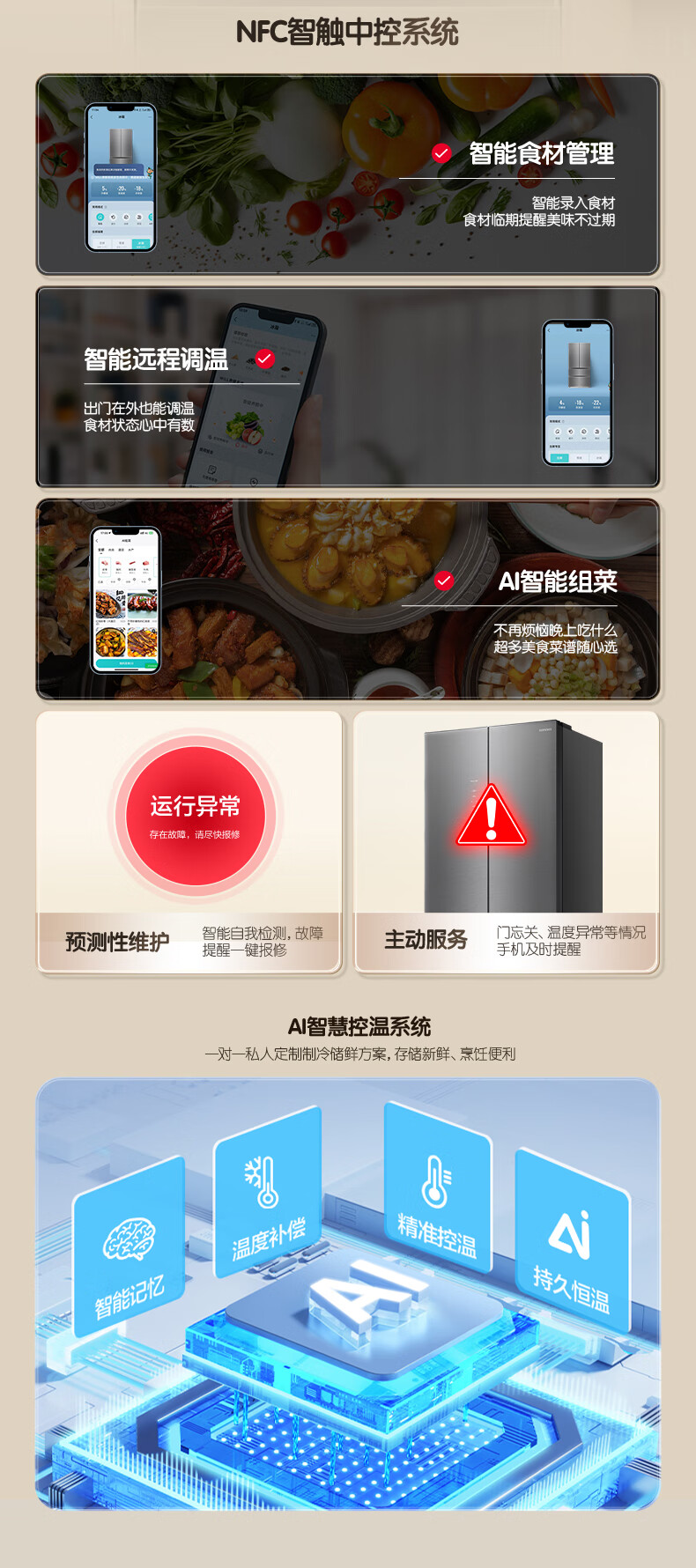 容声冰箱多门法式BCD-501N40FZGAX