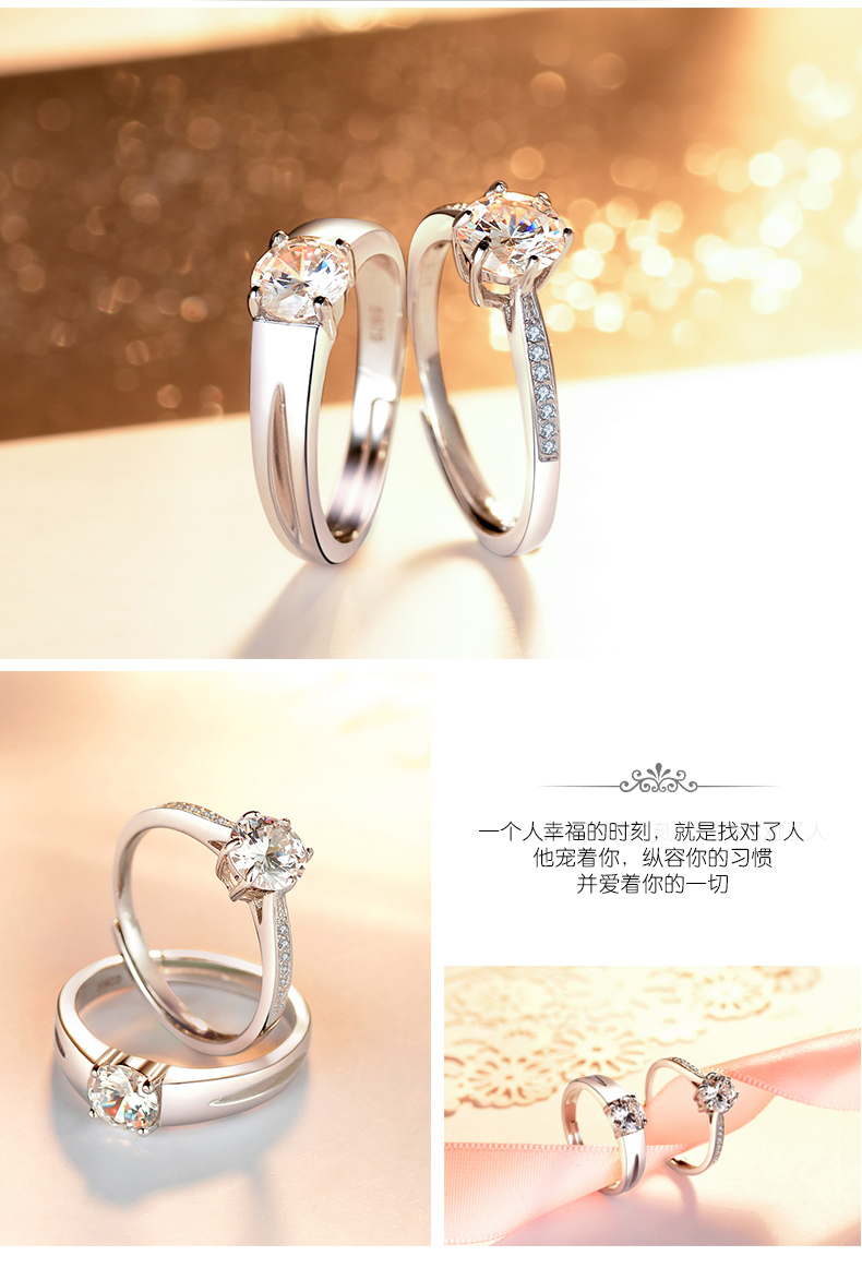 Bague mixte YULUOSHI    en Argenterie - Ref 3088208 Image 22