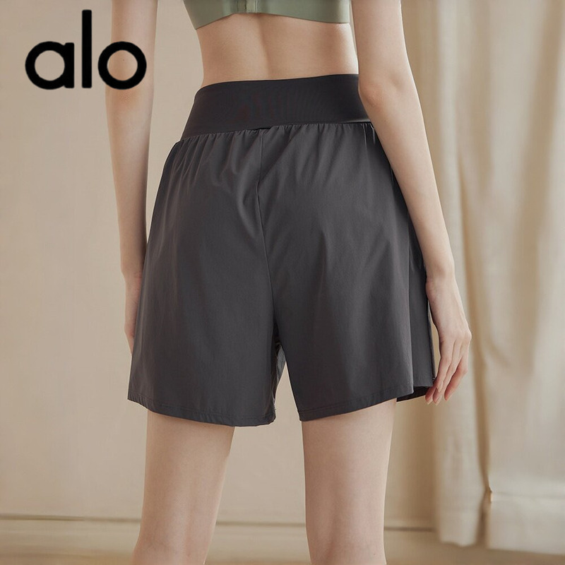 Aio Loose Quick-Dry Sports Shorts for Women, Anti-Exposure, High-Waisted, Running, Fitness, Slimming Yoga Shorts, Five-Point Shorts for Summer Aio Loose Quick-Dry Sports Shorts for Women, Anti-Exposure, High-Waisted, Running, Fitness, Slimming Yoga Shorts, Five-Point Shorts for Summer