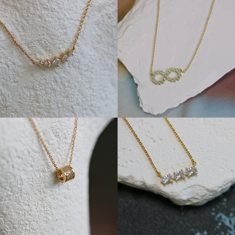 【Small Accessories】Collection of French Imported Copper Plated with 18K Gold Integrated Necklaces `Limited Time Offer` 【Small Accessories】Collection of French Imported Copper Plated with 18K Gold Integrated Necklaces `Limited Time Offer`