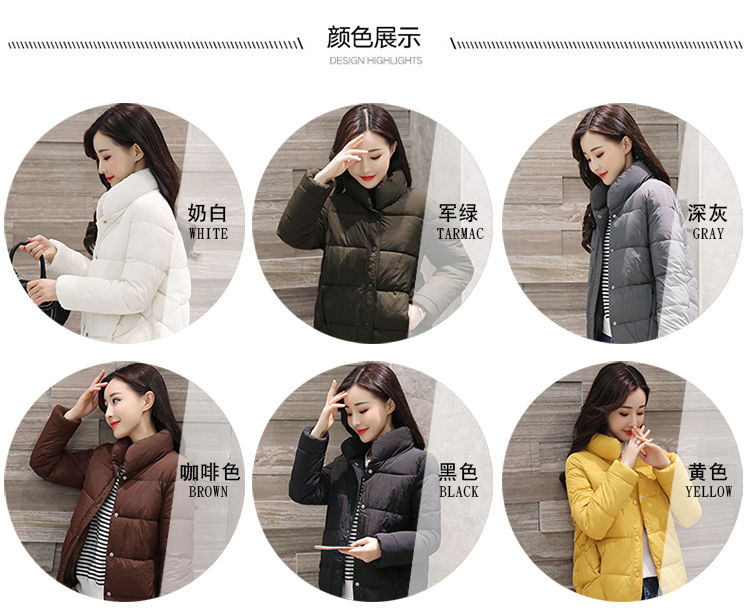 Quần áo cotton chống nữ mùa đông 2018 phiên bản mới của Hàn Quốc poncho cotton rộng rãi áo phao burberry nữ