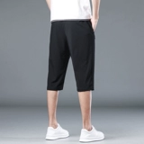 Шелковые шорты, тонкие спортивные эластичные штаны для отдыха, оверсайз, на шнурках, большой размер