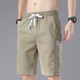 Мужские летние штаны для отдыха, тонкие трендовые шорты, джинсы