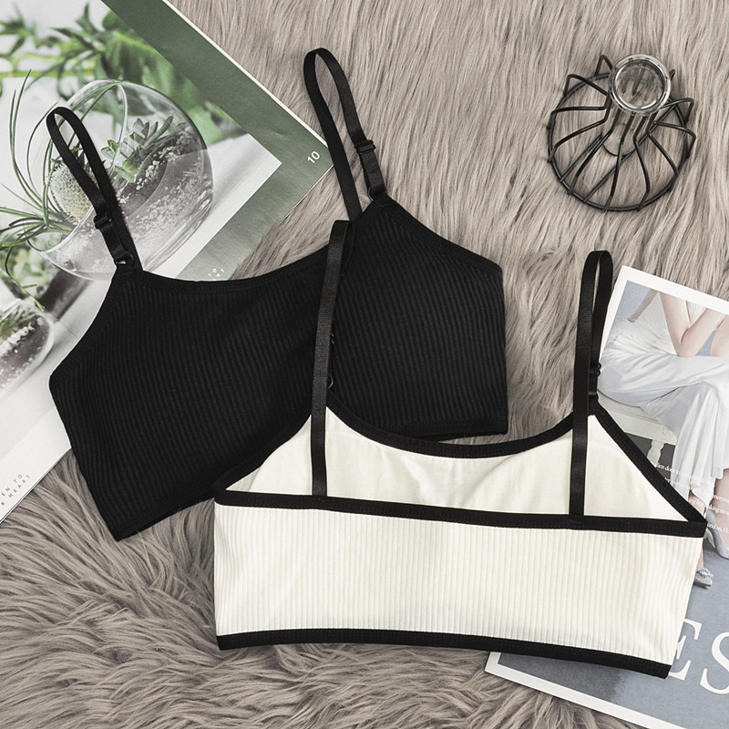 Hair Development Period Little Vest Junior High School Student 12-14-16 Year Old High School Girl Bra Great Boy Girl Lingerie Woman Slim