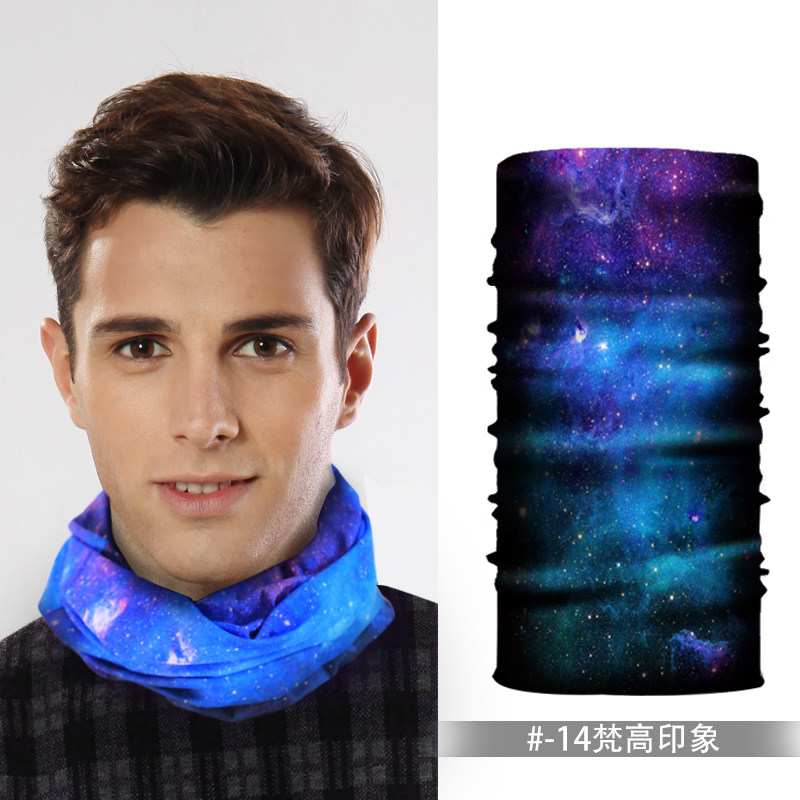 Outdoor sports seamless magic headscarf sunscreen face cover scarf scarf riding mask can be customized bicycle