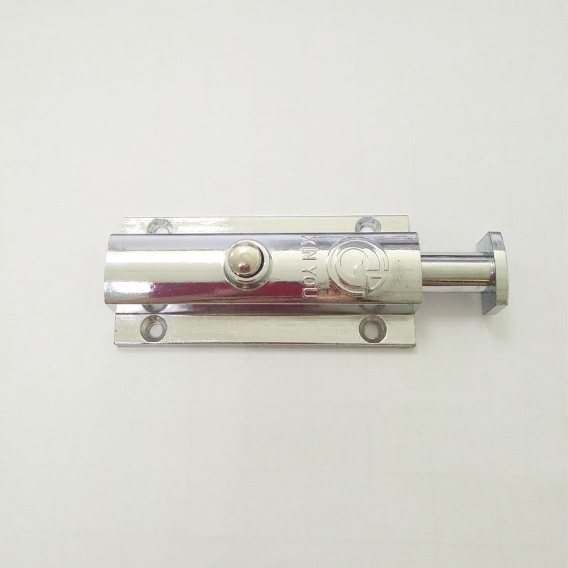 4 inch zinc alloy automatic spring latch bathroom exposed wooden door latch room door zinc alloy spring latch