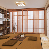 Day style and wind and wood fiber integrated plate cuisine sushi Shop Nursing Wall Wall room Bedroom tatami Quick-loading buckle plate