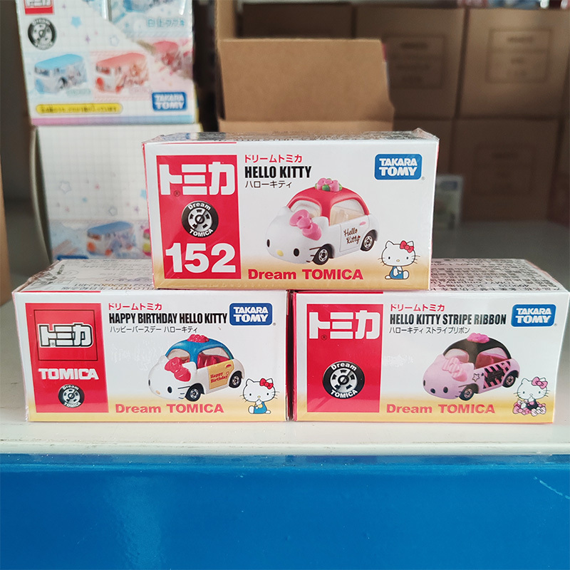 Tomy Tomica Hello Kitty Alloy Simulation Car Model Girl Toy Gift Ornament Tomy Tomica Hello Kitty Alloy Simulation Car Model Girl Toy Gift Ornament