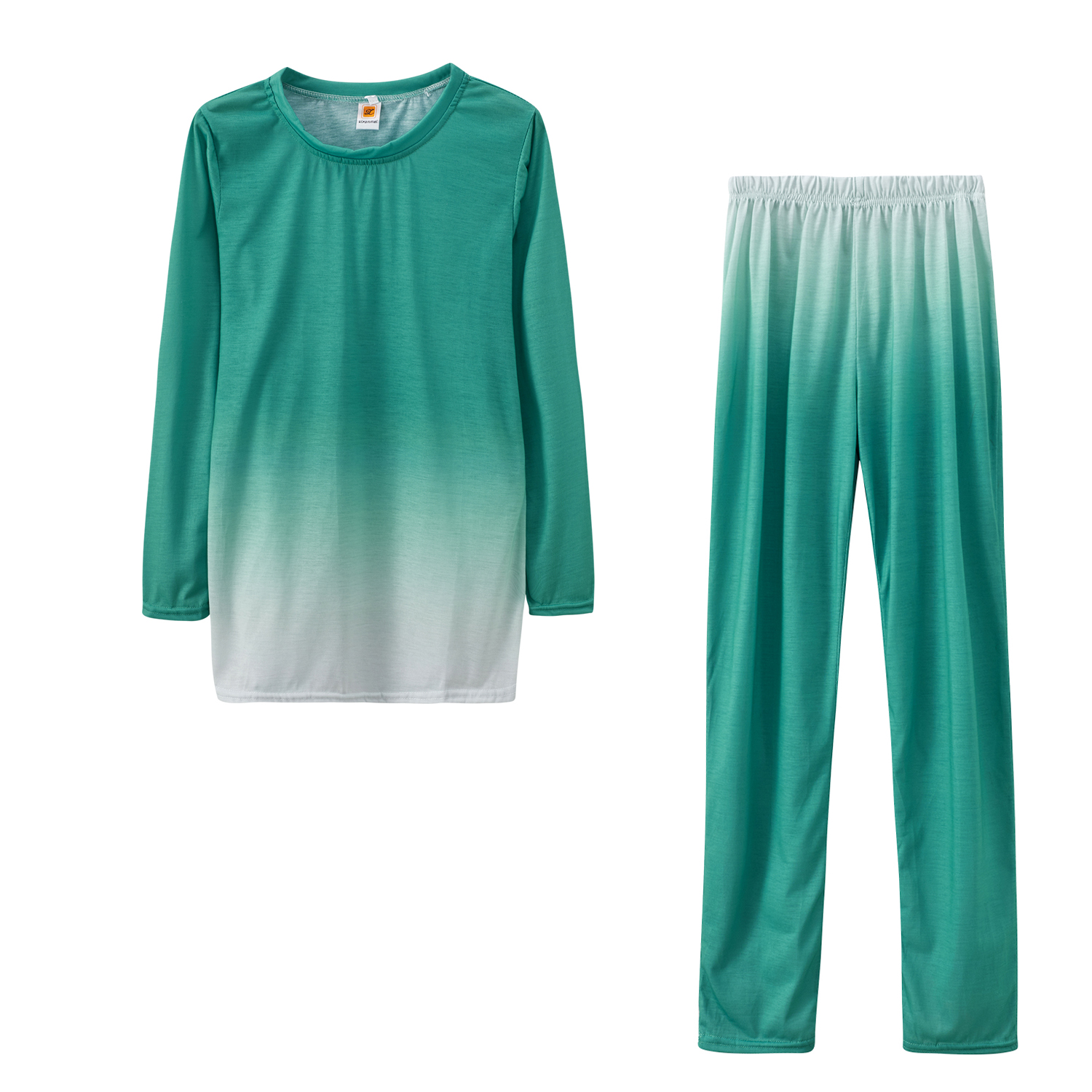 Gradient Long-Sleeved Shirt & Pants Set NSYF47072