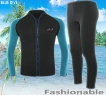 Adult 2mm split two-piece wetsuit snorkeling suit surfing suit canyoning warm swimming wetsuit