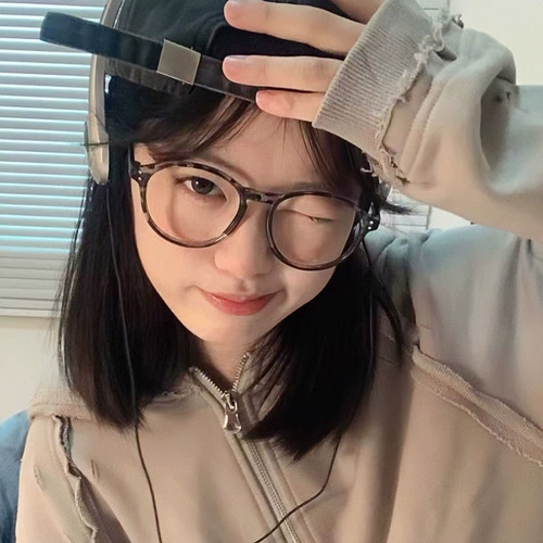 Suyan Artifact Anti -Blue Light Box Box Женский большой лицо тонкая и может сопровождаться