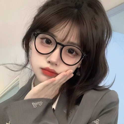 Suyan Artifact Anti -Blue Light Box Box Женский большой лицо тонкая и может сопровождаться