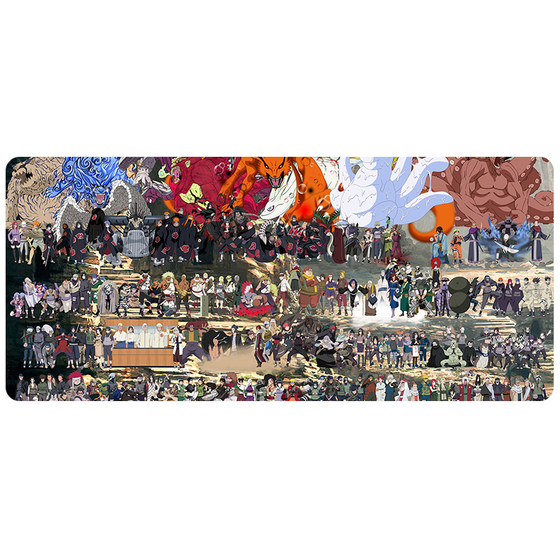 Naruto mouse pad oversized Naruto Sasuke Kakashi Hinata Uchiha Itachi desk pad custom made anime