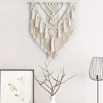 Bohemian woven tapestry cotton rope flow Su Minjuku wall decoration Nordic Living room Bedroom headboard Hyun Off Wall hanging