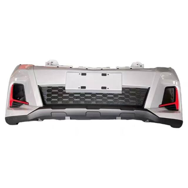 Suitable for Changan Kuayue Wang X3Plus and Xinbao T3Plus Front Bumper, Silver Painted Front Bumper, Thickened Front Bumper